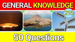 Can You Ace All 50 Questions 🏆✨  2024 Ultimate General Knowledge Trivia Quiz 214 🌎📖 [upl. by Desiree389]