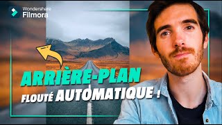 Créer un arrièreplan flouté automatique avec Filmora 13 [upl. by Eneg]