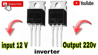 How to make inverter at home  inverter 12v to 220v  inverter connection  inverter battery at home [upl. by Esital]