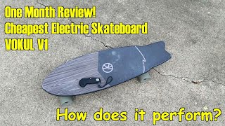 Cheapest Electric Skateboard Review  VOKUL V1 [upl. by Freeman]