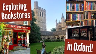 Exploring Bookstores in Oxford England [upl. by Einafets]