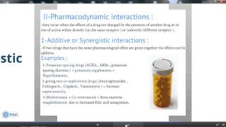 Drug interaction  التفاعلات الدوائية الحلقة 7 [upl. by Rodenhouse275]