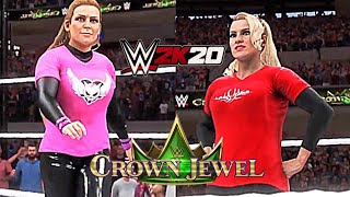 Natalya and Lacey Evans make history in Saudi Arabia WWE Crown Jewel 2019 [upl. by Durning]