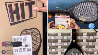 HIT Anti Mosquito Racquet with LED Light UnboxingReview amp Demo [upl. by Inafit241]