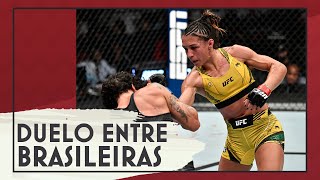 AMANDA RIBAS SAI COM VITÃ“RIA SOBRE VIRNA JANDIROBA NO UFC 267  Resultados  Olhar da Luta [upl. by Aicak]