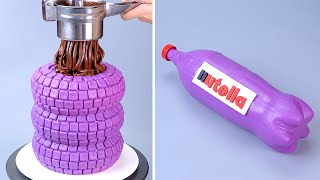 How To Make Cake With Step By Step Instructions  So Yummy Chocolate Cake Decorating Ideas [upl. by Ynamad]