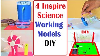 4 innovative inspire award science project working model for science exhibition  diy  howtofunda [upl. by Dimitry]