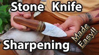 How to Sharpen a Stone Knife [upl. by Liahcim]