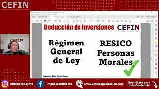 ISR Personas Morales Régimen General  Master Class [upl. by Enilasor]