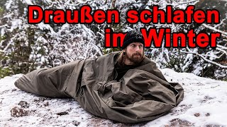 Draußen schlafen im Winter  Ausrüstung Erfahrungen und Tipps [upl. by Alisa]