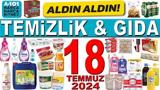 A101 TEMİZLİK VE GIDA BU HAFTA  A101 İNDİRİMLERİ  A101 18 TEMMUZ 2024 BAKKALİYE KATALOĞU  A101 [upl. by Nytsirc]