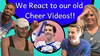 REACTION TO OUR OLD CHEER ROUTINES MUST WATCH [upl. by Ortrud]