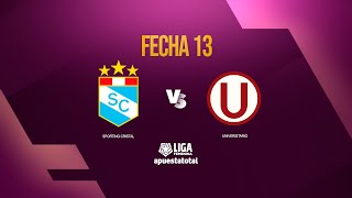 ⚽ SC CRISTAL VS UNIVERSITARIO  LIGA FEMENINA APUESTATOTAL 2024  FECHA 13 [upl. by Soble]