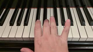 Easy Piano Jingle Bells melody slow repeated sections [upl. by Seraphina607]