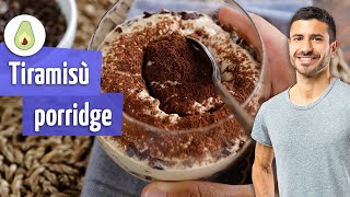 Tiramisù Overnight Porridge  colazione sana e proteica [upl. by Aserehtairam]