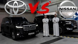 2022 Toyota Landcruiser VXR vs Nissan Patrol Platinium [upl. by Leeanne]