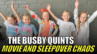 OutDaughtered  Danielle Busby Handles THE CHAOS While Adams Away MOVIE OUTING And Sleepover [upl. by Zweig]