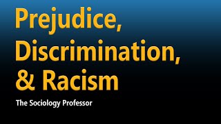 Defining Prejudice Discrimination and Racism [upl. by Norbie522]