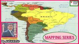 SOUTH AMERICA MAPPING  EXPLAINED BY ANSARI SIR [upl. by Zoe]