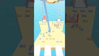 Bridge run 🚄🚄 340 level gameplay mobile player 🥹🥰 gaming offline racinggames shortsviral [upl. by Bremble]