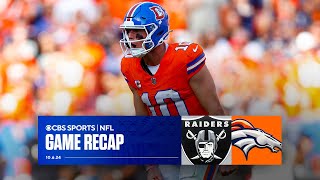 Broncos OVERPOWER Raiders secure 3rd straight win  Game Recap [upl. by Balsam862]