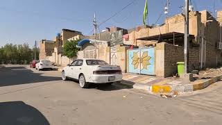 IRAQ backstreets and alleyways walk Nasiriyah suburbs and districts walking tour [upl. by Wexler]