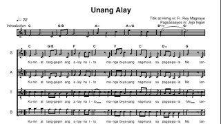 Unang Alay Kunin at Tanggapin  Instrumental [upl. by Singer]