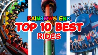 Top 10 rides at Rainbows End  Auckland New Zealand  2022 [upl. by Schecter]