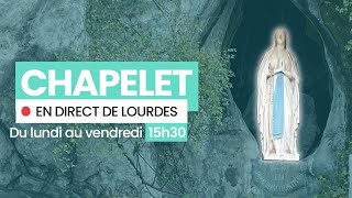 Prière du Chapelet à Lourdes  29 août 2024 [upl. by Enylecoj]