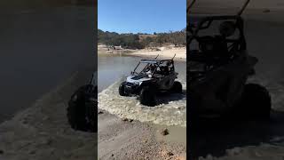 RZR 200 EFI 2024 gris equipado modificado en ruta las aguas termales el charco viralshort [upl. by Nylodnewg222]