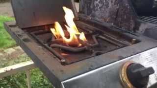 Gas Grill Burning Yellow Flame Heres a Quick Fix [upl. by Boyes]