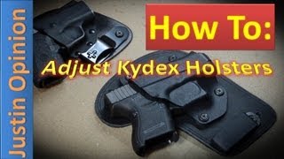 How To Adjust Kydex Holster Retention [upl. by Joliet]