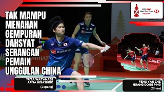 SF  Yuta WatanabeArisa Higashino Vs Feng Yan ZheHuang Dong Ping  BWF World Tour Final 2023 [upl. by Ardnalac]