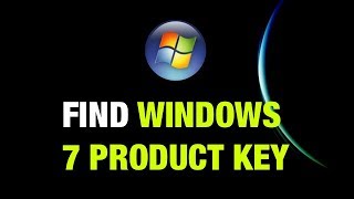 How to Find Windows 7 Product Key [upl. by Fabian]