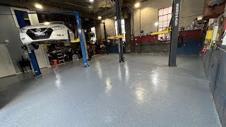 How to diy epoxy floor armorseal 1000hs [upl. by Irat50]