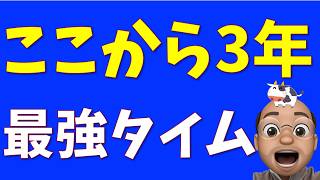 平均あと３年、最強タイム継続【SampP500 NASDAQ100】 [upl. by Estrellita205]