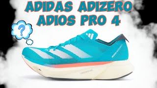 ADIDAS ADIZERO ADIOS PRO 4 🤔  BLUE runningshoes [upl. by Euqirrne606]