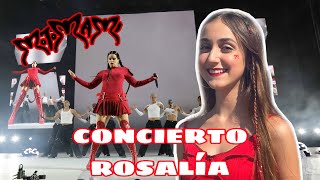 VOY al CONCIERTO de ROSALIA con MIS MEJORES AMIGAS ¡TOUR MOTOMAMI Málaga  Silvia Sánchez [upl. by Adnalay]