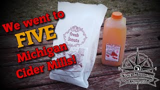 We visited 5 Michigan Cider Mills cider donuts michigan spicers threecedars markillie [upl. by Paver]