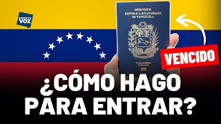 ¿Pasaporte venezolano vencido Lo que necesitas saber [upl. by Clothilde275]