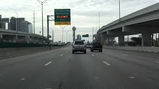 Interstate 35E  Texas Exits 433 to 423 southbound [upl. by Cristoforo]