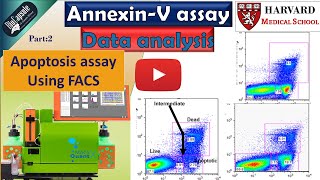 How to Analyze AnnexinV Apoptosis Assay Data Using Flow Cytometer [upl. by Enyala]