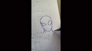 4K How to Draw SpiderMan Drawings Board in School [upl. by Tapes743]