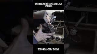 ASMR Honda CRV 2002 Apple Carplay amp Android Auto Head Unit Installation [upl. by Emmey376]