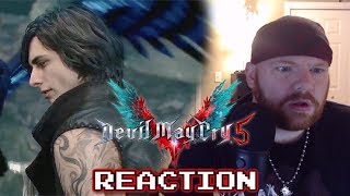 Krimson KB Reacts V Trailer  Devil May Cry 5 [upl. by Ledniahs]