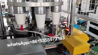 Double wall paper cup sleeve machine pro duction line finished test for Iran doublewallpapercup [upl. by Htebizile719]