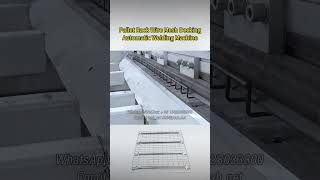 Pallet Rack Wire Mesh Decking Automatic Production Line Pallet Rack Decking welding machine [upl. by Mcneil62]