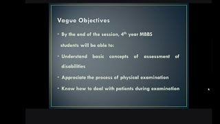 Assessment of Disabilities  Process of Physical Examination of Patients  Rehabilitation Lecture [upl. by Munt]