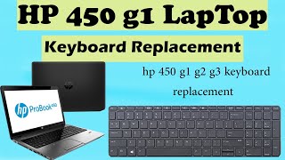 How to Replace keyboard on HP ProBook 450 G1 G2 G3 G4 in urdu [upl. by Mackoff]