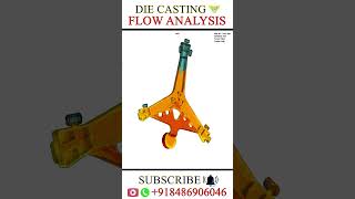 METAL FLOW ANALYSIS 🔥 HPDC flow analysis pressurediecasting diecasting flowanalysis [upl. by Sayre]